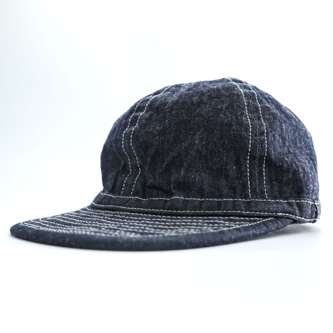 BUZZ RICKSON'S 日本製 メカニック キャップ デニム ARMY DENIM CAP インディゴ ブルー BR02308