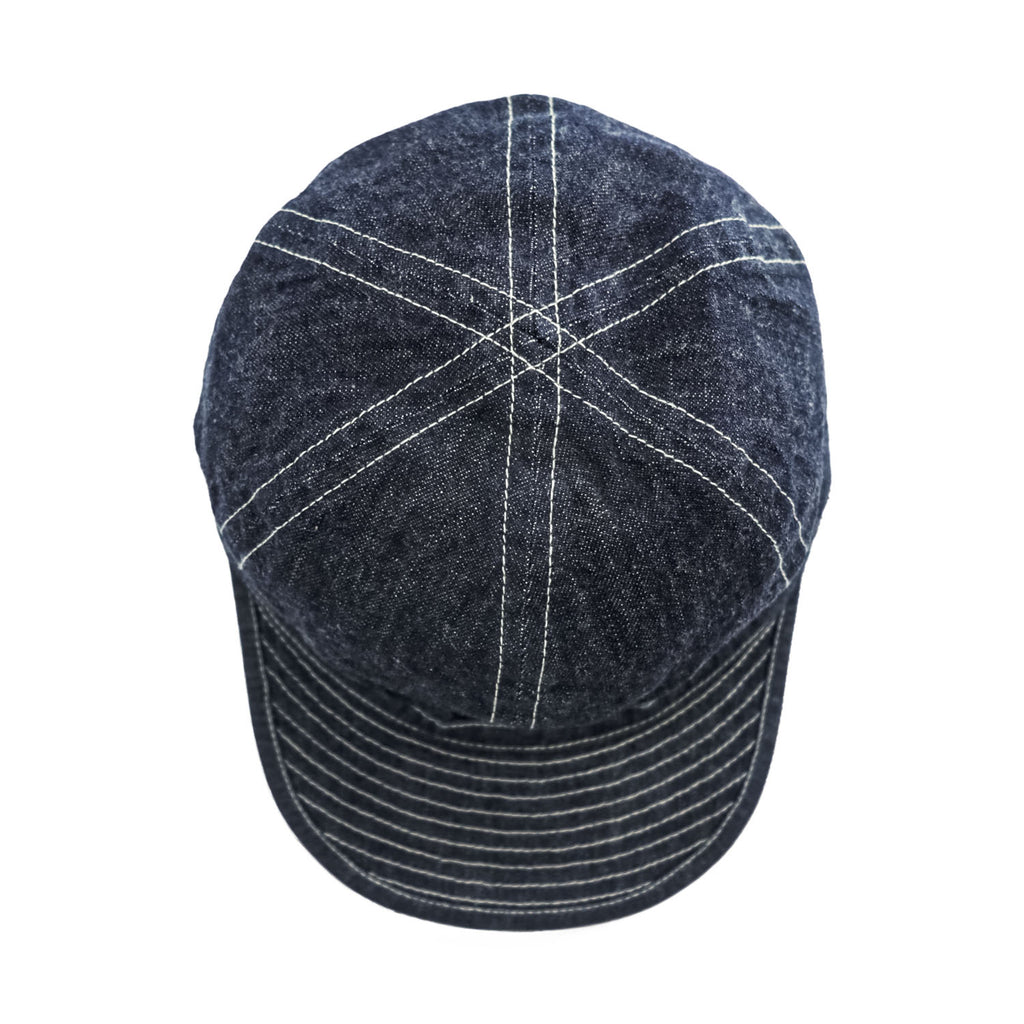 BUZZ RICKSON'S 日本製 メカニック キャップ デニム ARMY DENIM CAP インディゴ ブルー BR02308