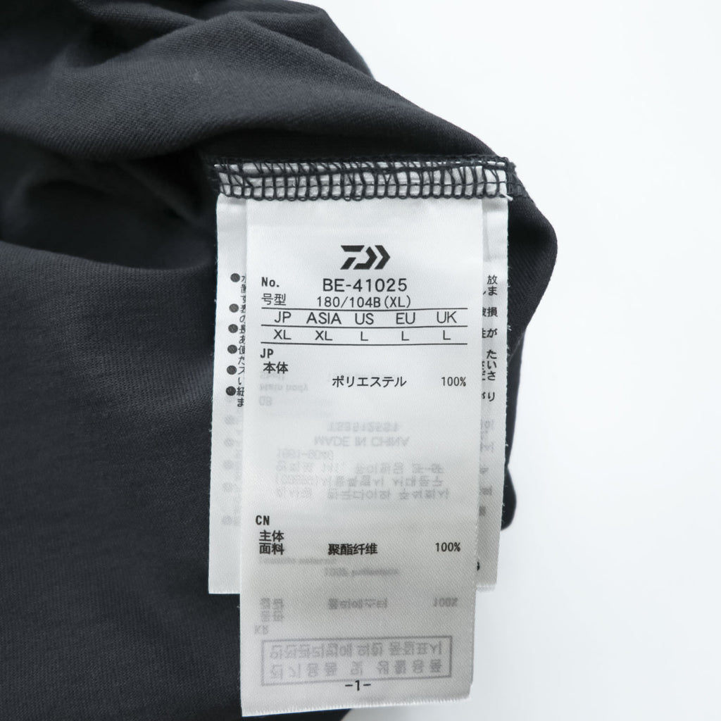 DAIWA PIER39 Tシャツ TECH DRAW STRING S/S TEE XL グレー ドローコード BE-41025