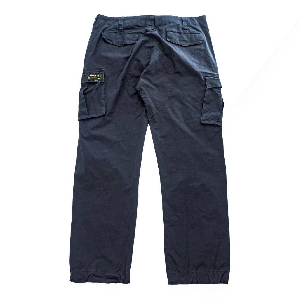 NIKE SB リップストップ カーゴパンツ L ブラック ストレッチ ドローコード 916101-010