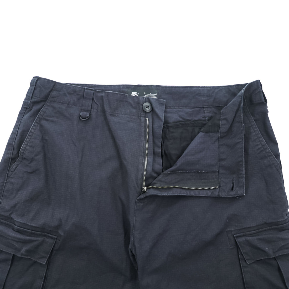 NIKE SB リップストップ カーゴパンツ L ブラック ストレッチ ドローコード 916101-010