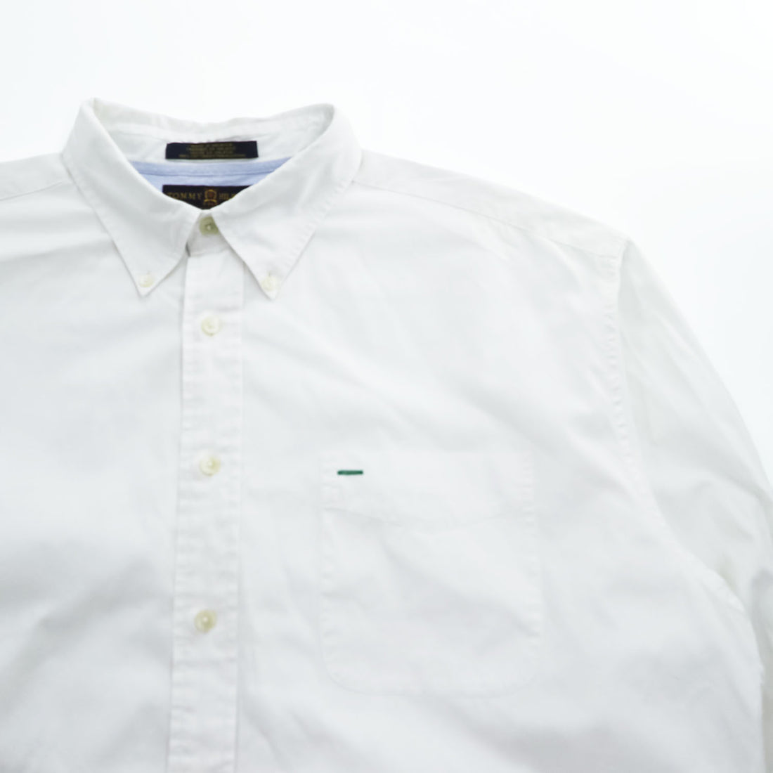 TOMMY HILFIGER 90年代 ヴィンテージ 長袖 オックスフォード シャツ XL ホワイト ボタンダウン