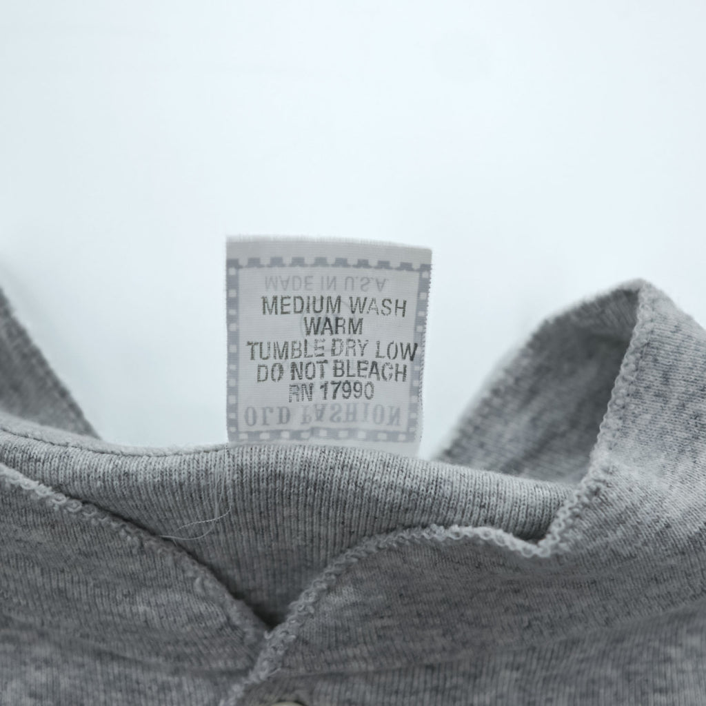 OLD FASHION BRAND 90年代 USA製 ヴィンテージ 半袖 ベースボールシャツ M グレー ブラック