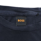 HUGO BOSS クルーネック Tシャツ XXL ブラック ワンポイントロゴ コットン