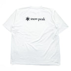 snow peak Tシャツ  SP BACK PRINTED LOGO TEE XL ホワイト バックプリント SPE-TS-23AU002