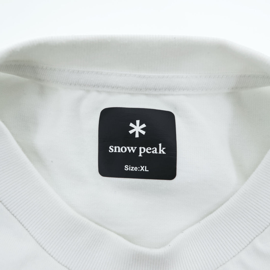 snow peak Tシャツ  SP BACK PRINTED LOGO TEE XL ホワイト バックプリント SPE-TS-23AU002