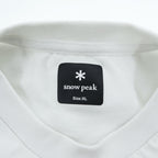 snow peak Tシャツ  SP BACK PRINTED LOGO TEE XL ホワイト バックプリント SPE-TS-23AU002