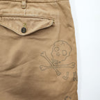 BUZZ RICKSON'S 日本製 チノパンツ M ベージュ ハンドペイント BEAMS 別注 BR41013