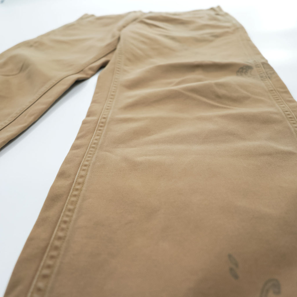 BUZZ RICKSON'S 日本製 チノパンツ M ベージュ ハンドペイント BEAMS 別注 BR41013