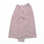 SAINT JAMES フランス製 バスクシャツ 長袖 ロングスリーブ Tシャツ M ホワイト ボルドー ボーダー ボートネック