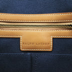 Ralph Lauren ビッグポニー 刺繍 トートバッグ グリーン ネイビー キャンバス