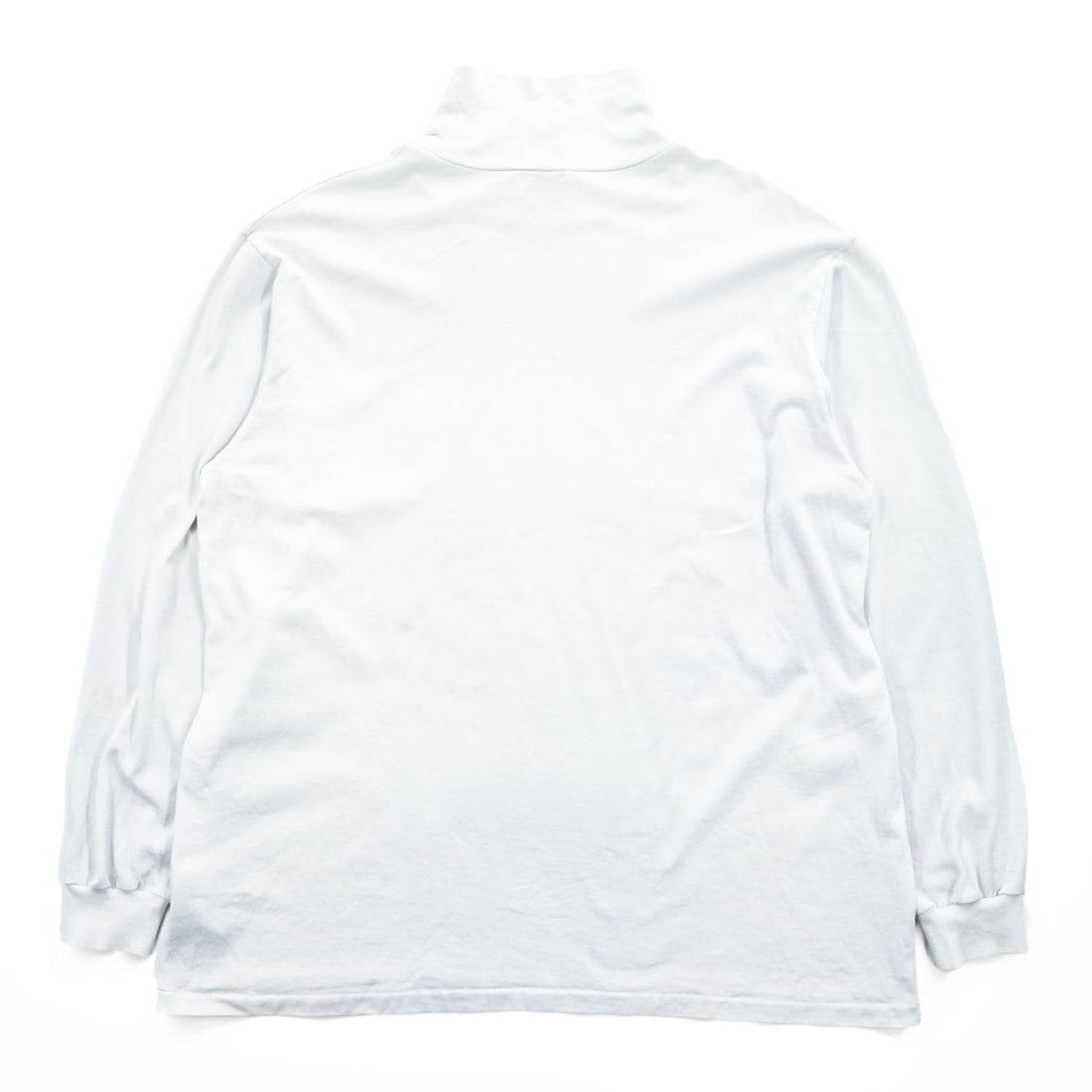 AURALEE 日本製 ハイネックカットソー LUSTER PLAITING HI NECK L/S TEE L ホワイト 24AW A00P03GT