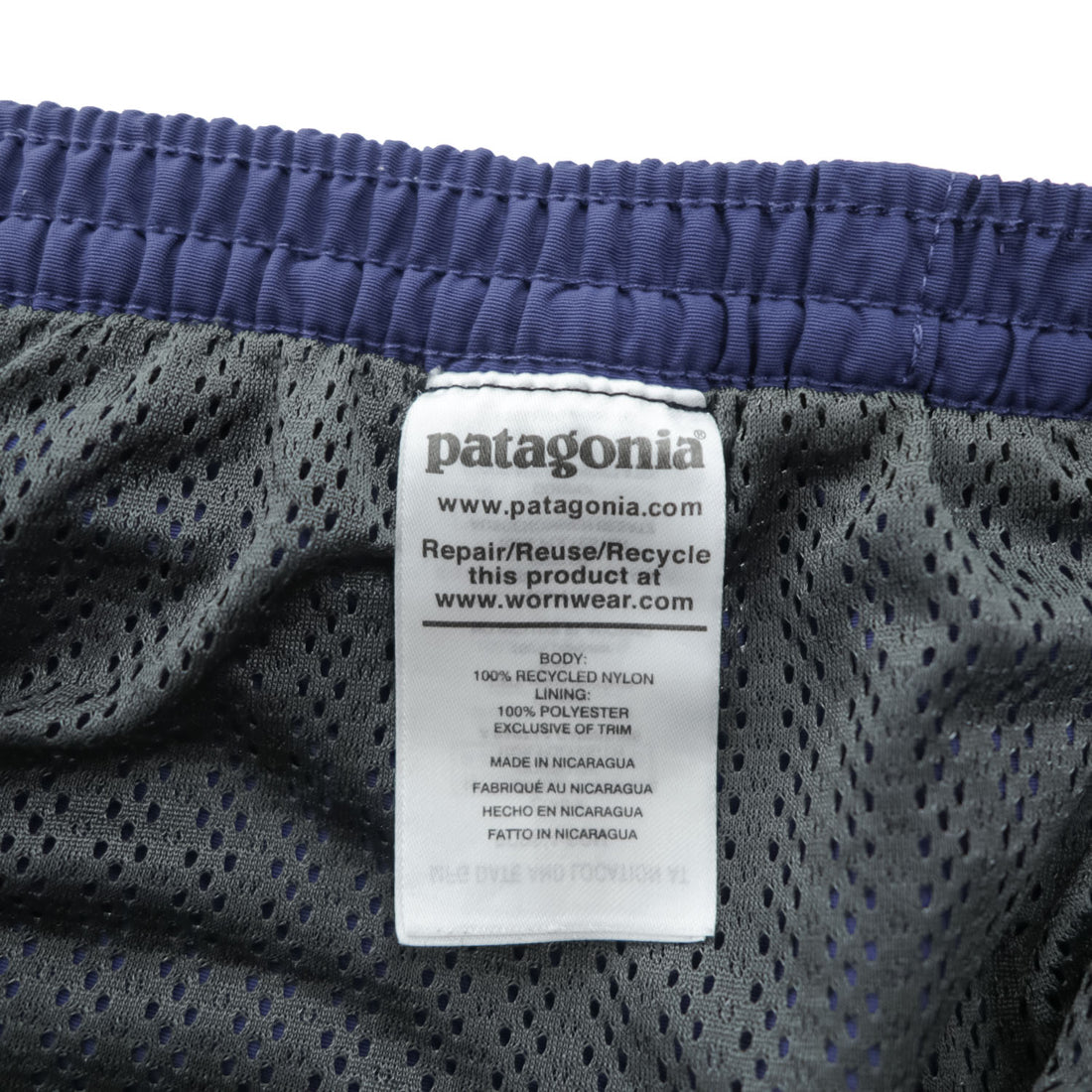 Patagonia ショートパンツ ハーフパンツ L ネイビー バギーズロング 7インチ 58034