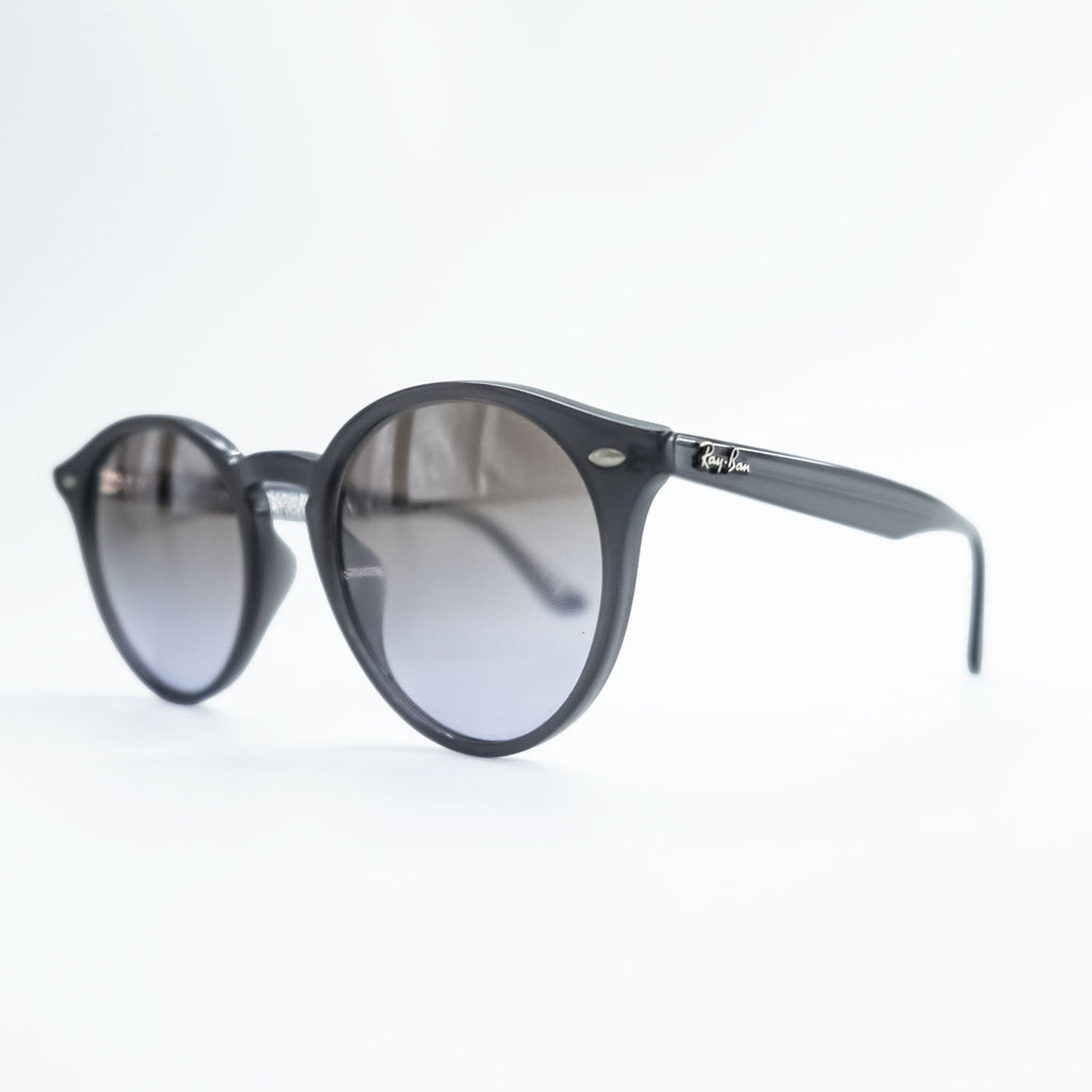 Ray-Ban RB2180-F 6230/94 Round Boston Sunglasses Opal Dark Grey Gradient Mirror Lens 51-20 150 2N