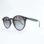 Ray-Ban RB2180-F 6230/94 Round Boston Sunglasses Opal Dark Grey Gradient Mirror Lens 51-20 150 2N