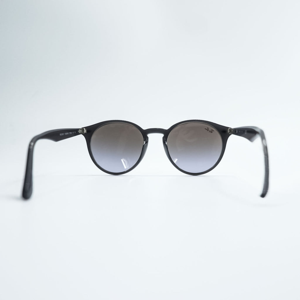 Ray-Ban RB2180-F 6230/94 Round Boston Sunglasses Opal Dark Grey Gradient Mirror Lens 51-20 150 2N