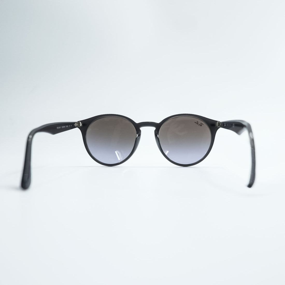 Ray-Ban RB2180-F 6230/94 Round Boston Sunglasses Opal Dark Grey Gradient Mirror Lens 51-20 150 2N