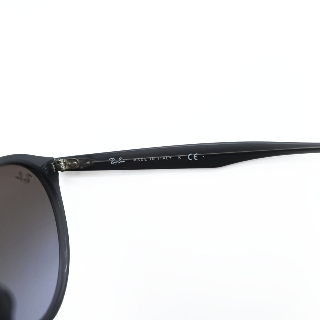 Ray-Ban RB2180-F 6230/94 Round Boston Sunglasses Opal Dark Grey Gradient Mirror Lens 51-20 150 2N