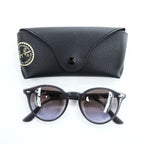 Ray-Ban RB2180-F 6230/94 Round Boston Sunglasses Opal Dark Grey Gradient Mirror Lens 51-20 150 2N