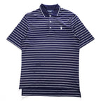 Polo Ralph Lauren Pima Cotton Polo Shirt, Size S, Navy/White Striped, Small Pony Logo Embroidery