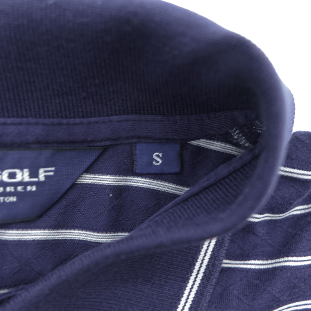Polo Ralph Lauren Pima Cotton Polo Shirt, Size S, Navy/White Striped, Small Pony Logo Embroidery