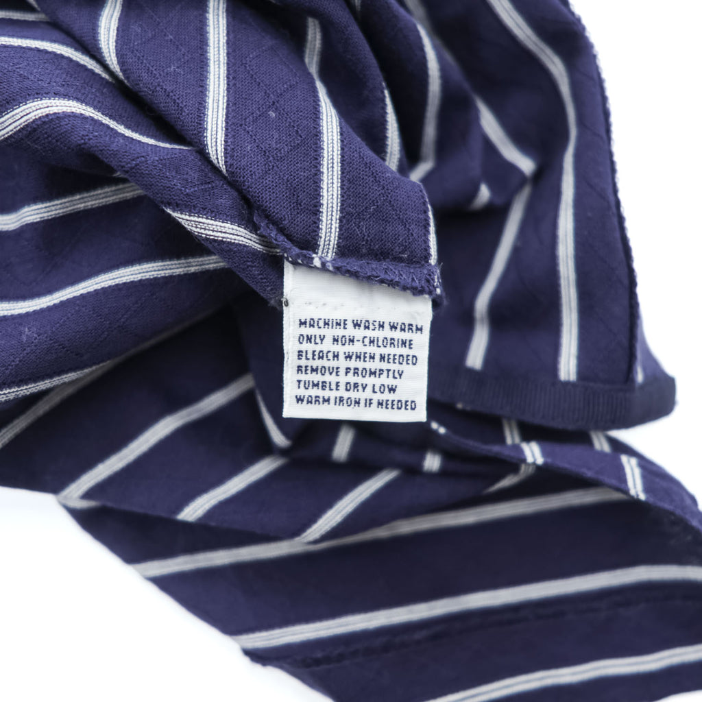 Polo Ralph Lauren Pima Cotton Polo Shirt, Size S, Navy/White Striped, Small Pony Logo Embroidery