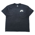 NIKE SB Crewneck T-Shirt L Black with a single logo loose fit.