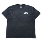 NIKE SB Crewneck T-Shirt L Black with a single logo loose fit.