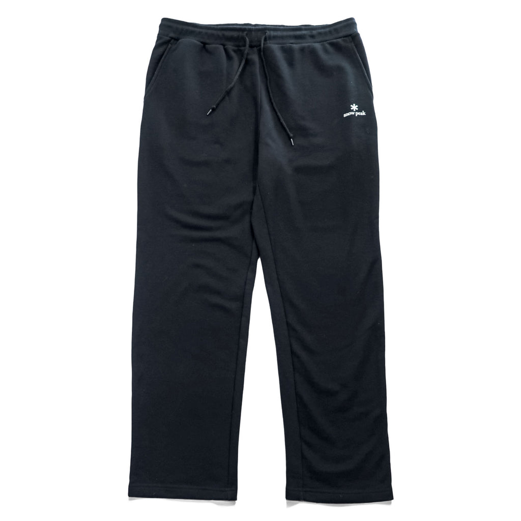 snow peak  スウェットパンツ PRINTED LOGO SWEAT PANTS XL ブラック SPS-PA-21SU001