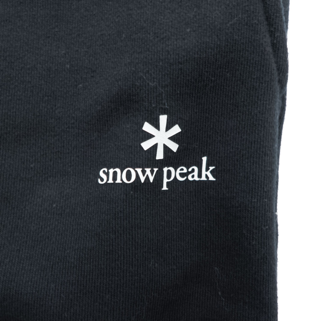 snow peak  スウェットパンツ PRINTED LOGO SWEAT PANTS XL ブラック SPS-PA-21SU001