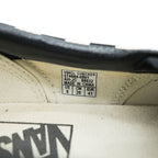 VANS チェッカー スリッポン CHECKER SLIP ON スニーカー 26cm ブラック ホワイト フラッグチェック ガムソール キャンバス V98CL