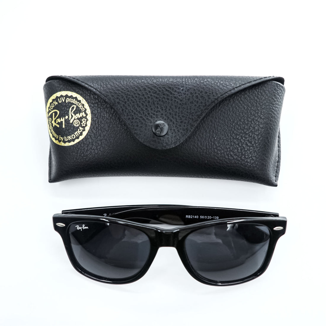 Ray-Ban ウェイファーラー ORIGINAL WAYFARER サングラス ウェリントン ブラック RB2140 56_20-139 イタリア製