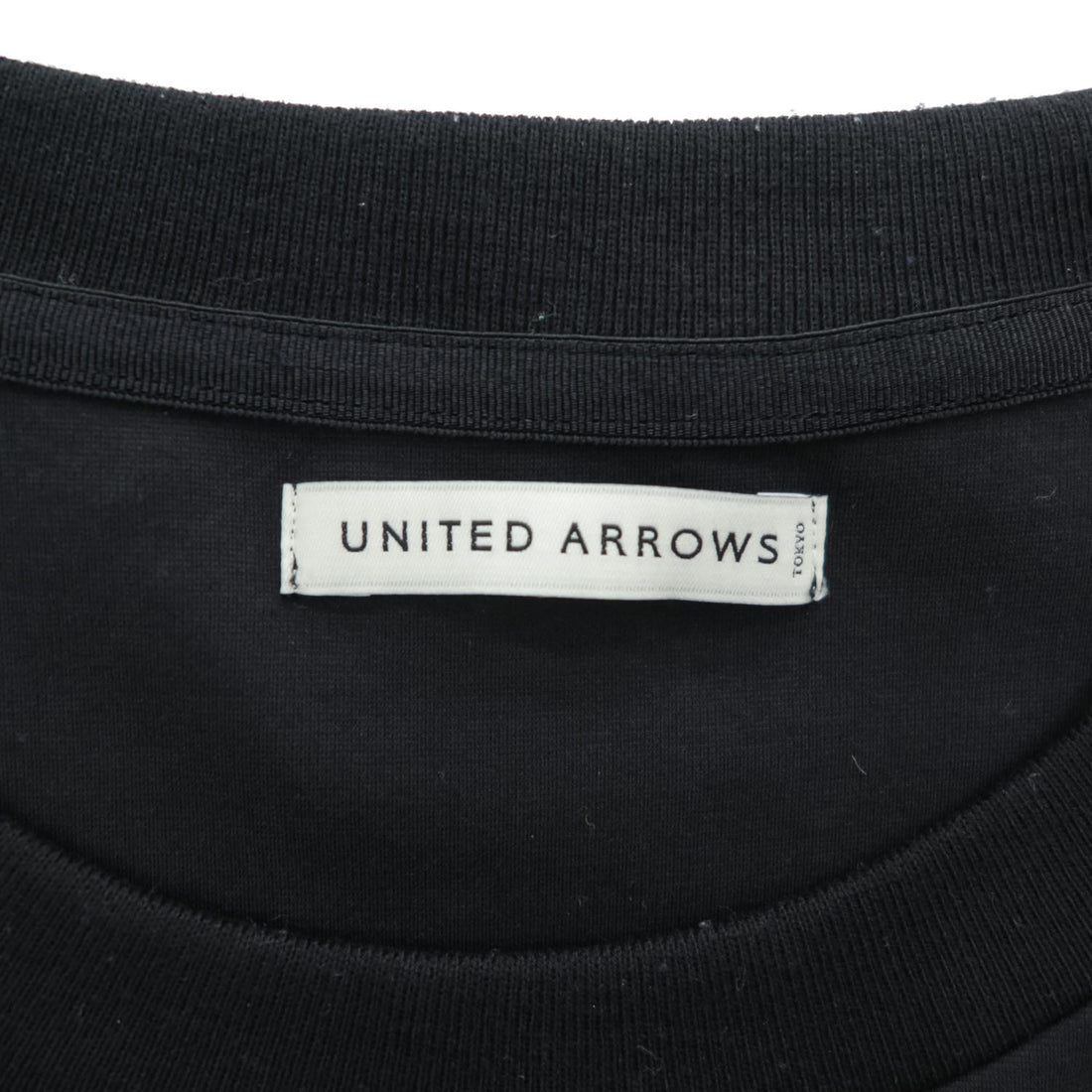 UNITED ARROWS ポンチ Tシャツ デオドラント M ブラック ストレッチ 抗菌防臭 接触冷感 1117-199-2937
