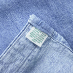 Polo Ralph Lauren 90年代 USA製 ヴィンテージ 長袖 デニム シャツ XL ブルー ボタンダウン エンブレム 刺繍