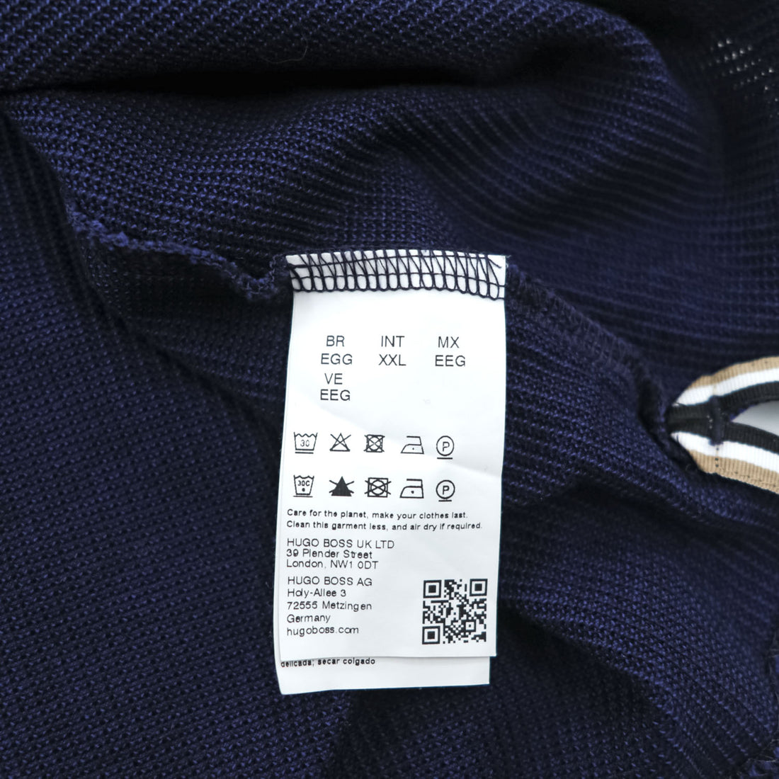 HUGO BOSS ポロシャツ XXL ネイビー H-Parlay 431 50518563 トルコ製