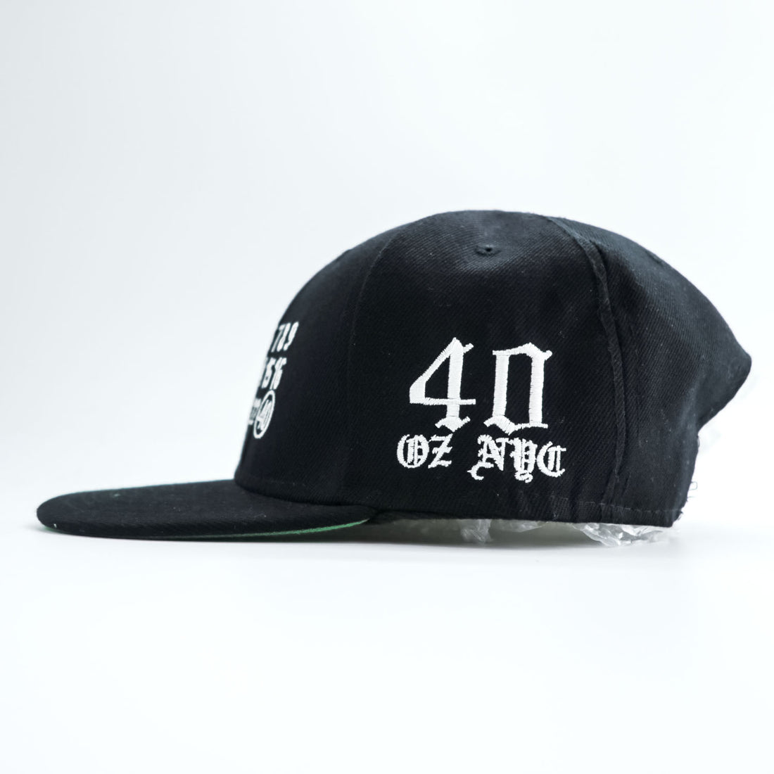 40oz NYC スナップバック ベースボールキャップ ブラック NUMBERS SNAPBACK マルジェラ モチーフ カレンダー 刺繍