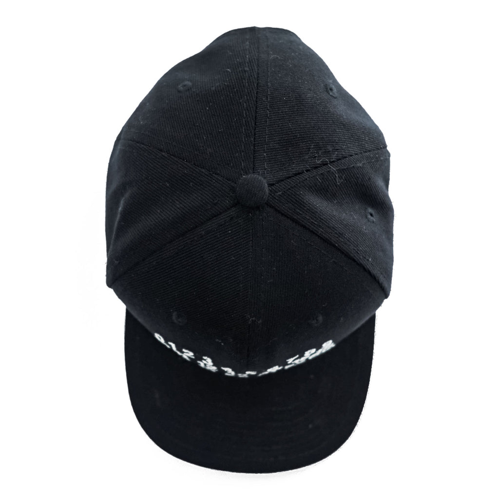 40oz NYC スナップバック ベースボールキャップ ブラック NUMBERS SNAPBACK マルジェラ モチーフ カレンダー 刺繍