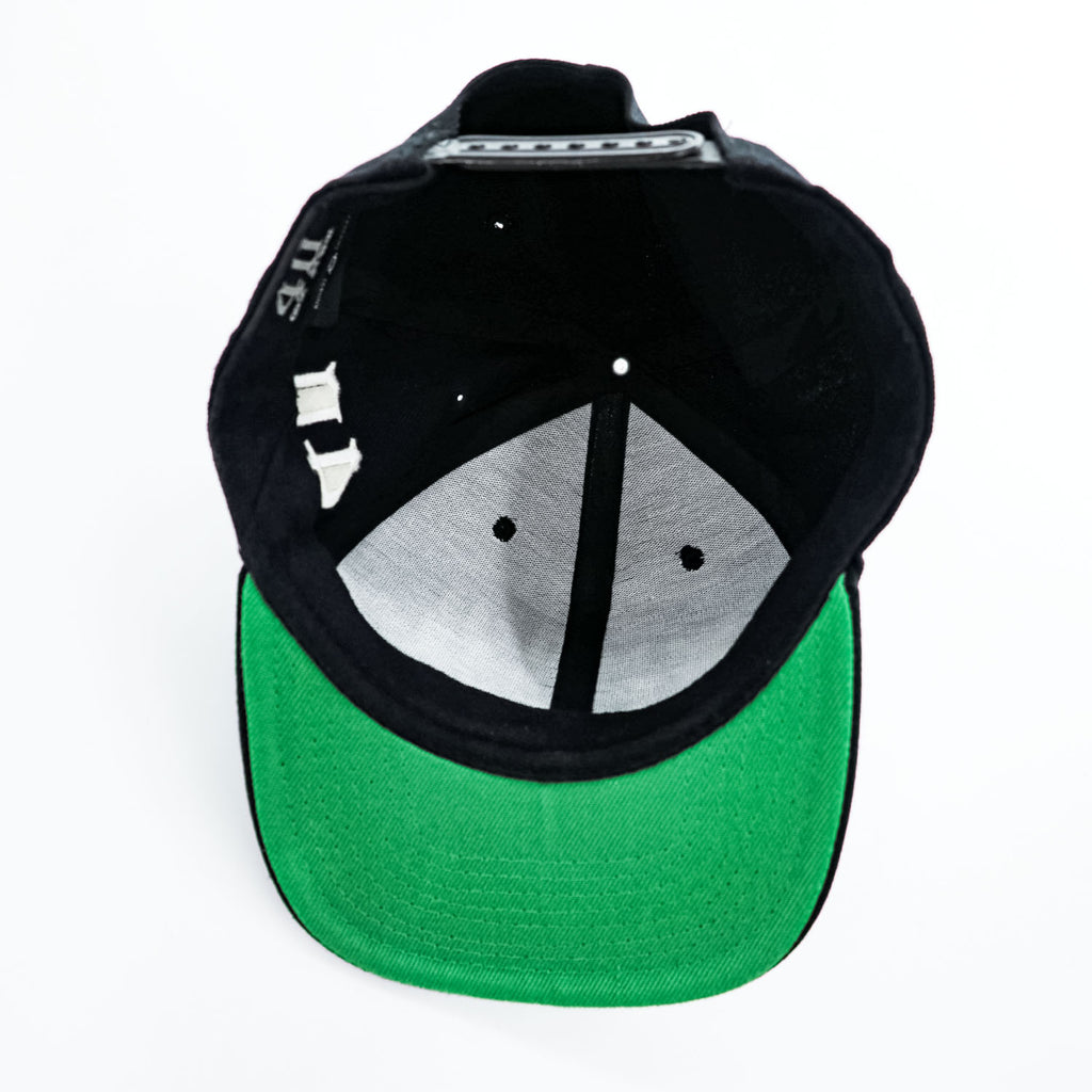 40oz NYC スナップバック ベースボールキャップ ブラック NUMBERS SNAPBACK マルジェラ モチーフ カレンダー 刺繍