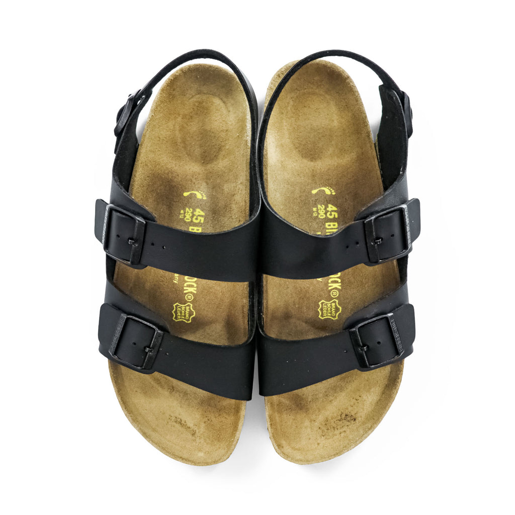 BIRKENSTOCK ミラノ Milano バックストラップ サンダル 29cm ブラック コルクフットベッド ドイツ製