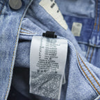 DIESEL デニムジャケット Gジャン L ブルー NHILL-TM ダメージ加工 バンダナ柄 リフレクター 00SSN60077W