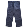 US NAVY セーラーパンツ マリン デニムパンツ ミリタリー トラウザーズ XL サスペンダーボタン ワイド リジッドデニム