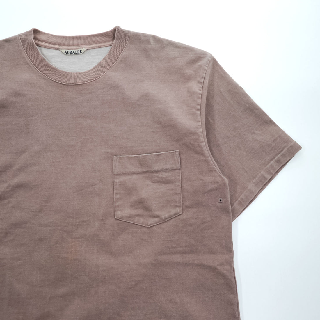 AURALEE 日本製 ポケット Tシャツ STAND UP TEE 4 コットン A9ST01SU