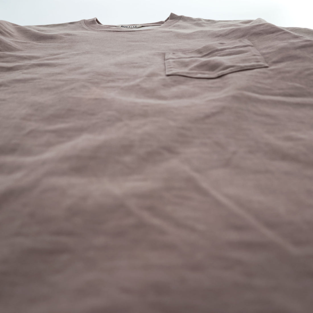 AURALEE 日本製 ポケット Tシャツ STAND UP TEE 4 コットン A9ST01SU
