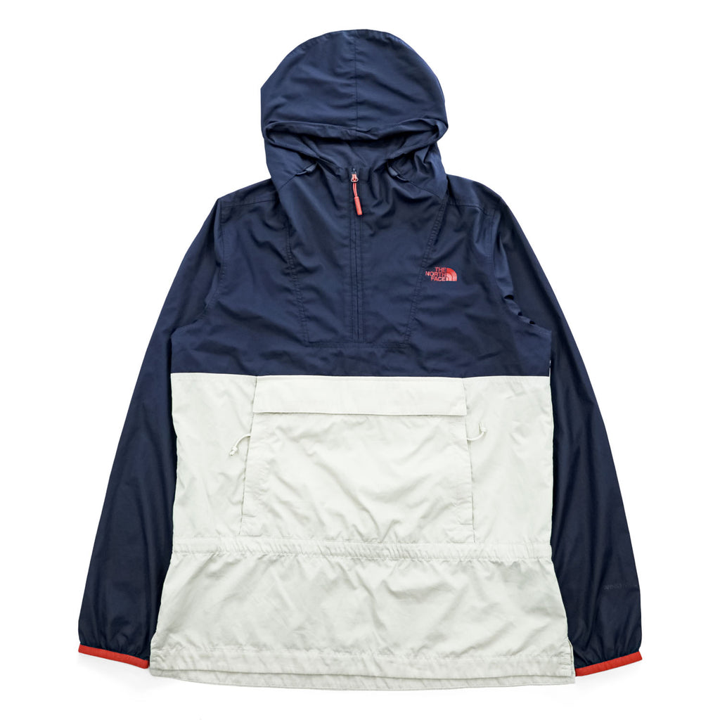 THE NORTH FACE ハーフジップ WINDWALL Fanorak アノラックパーカー XS リップストップ ドローコード パッカブル カンガルーポケット NF0A3FZS
