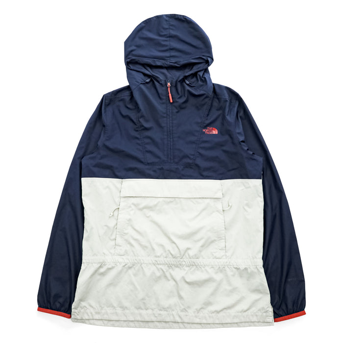 The North Face WindWall Fanorak Pullover Anorak Jacket Navy White Colorblock S18 NF0A3FZS