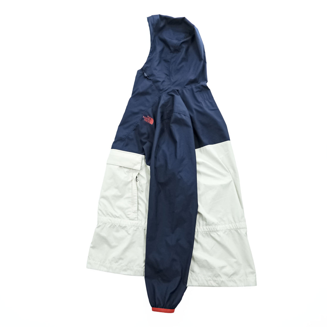THE NORTH FACE ハーフジップ WINDWALL Fanorak アノラックパーカー XS リップストップ ドローコード パッカブル カンガルーポケット NF0A3FZS
