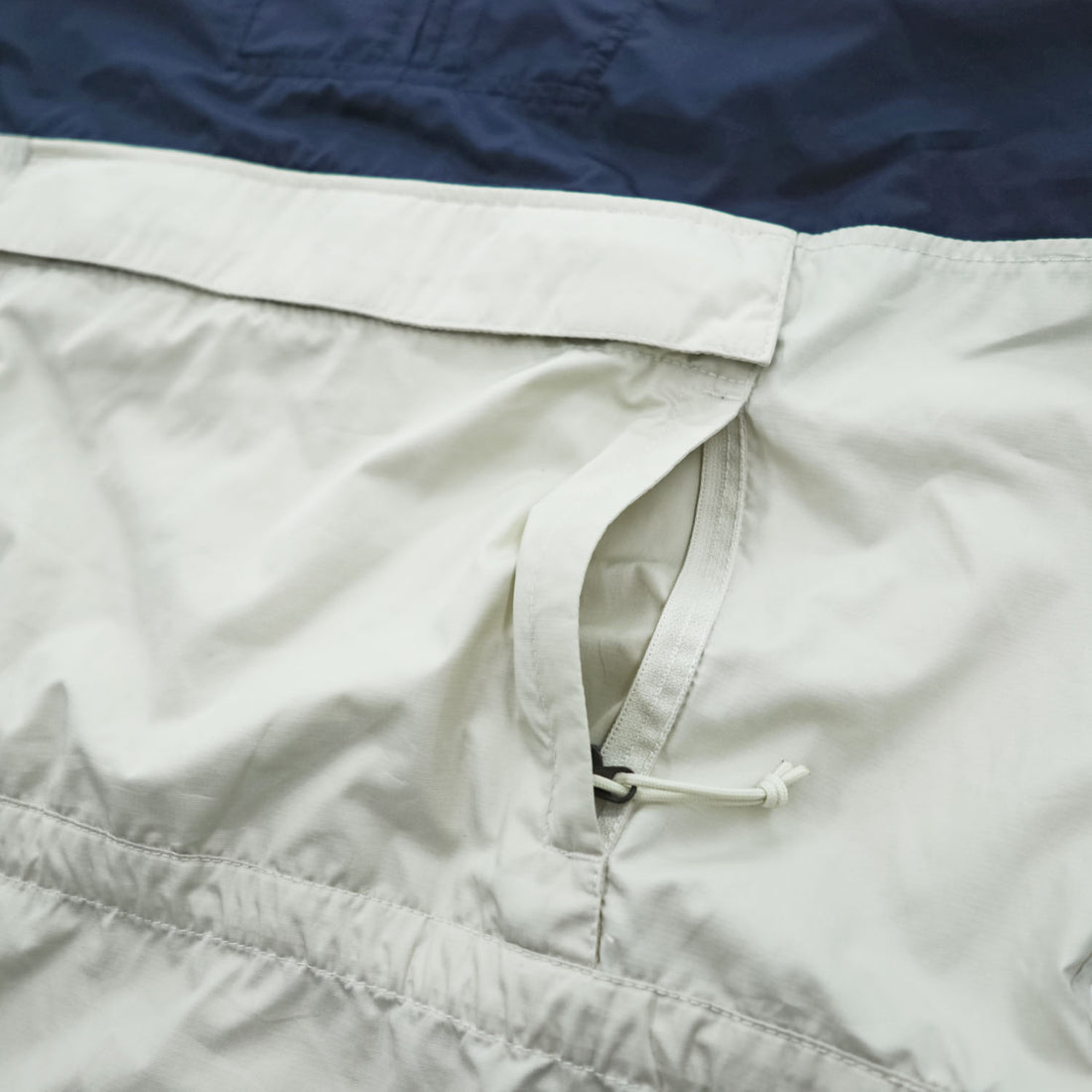THE NORTH FACE ハーフジップ WINDWALL Fanorak アノラックパーカー XS リップストップ ドローコード パッカブル カンガルーポケット NF0A3FZS