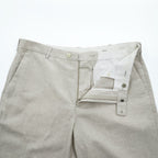 PERRY ELLIS PORTFOLIO リネン スラックス パンツ 36×30 ナチュラル ベージュ FOLIO-FLEX CLASSIC FIT
