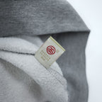 STUSSY 00年代 USA製 ヴィンテージ ジップパーカー L グレー 裏起毛 バックプリント クラウン クロスボーン