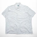 Guayabera by HABAND 90年代 ヴィンテージ キューバシャツ 半袖シャツ XL ホワイト 刺繍 4ポケット グアヤベラ ボックスシルエット